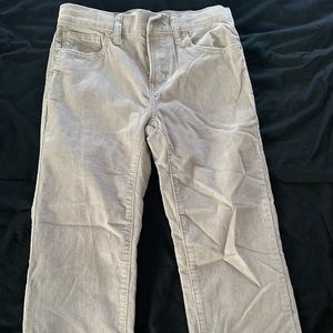 NWOT boys size 10 Corduroys Grey BRAND NEW Never worn!